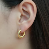 Tulle Gold Sparkle Everyday Hoops