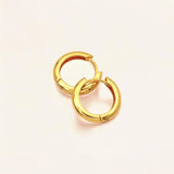 Classic Gold Everyday Hoops - Soi crafted with premium 18k gold vermeil over sterling silver, hypoallergenic and tarnish-resistant