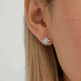 North Star Silver Stud Earrings