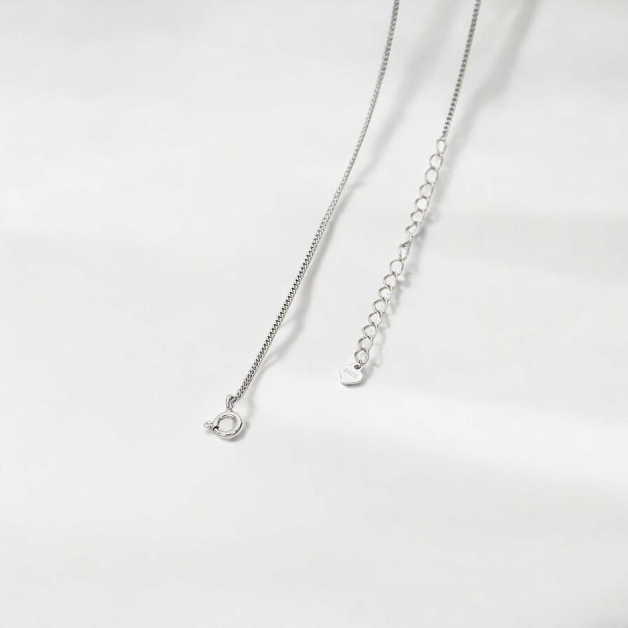 Silver Daisy Chain Necklace | CZ Flower - Everbloom – Hermin