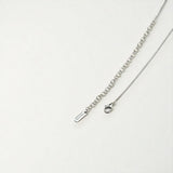 Tulle Textured Orb Necklace - Mercury
